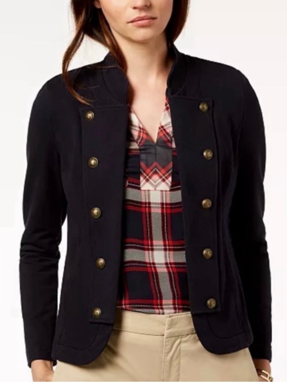 Tommy Hilfiger Military Band Jacket Size Large